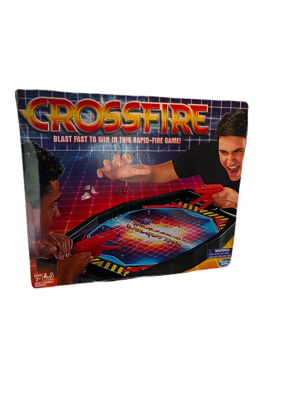 Hasbro Crossfire Board Game 2016 Complete Box Rapid Fire Marble Game